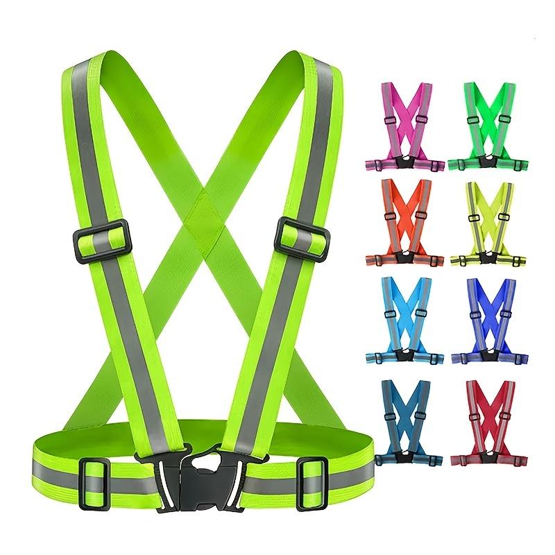 Running Visibility Gear - Garter Reflektierende Sicherheitsweste, Hochsichtbare Verstellbare Weste