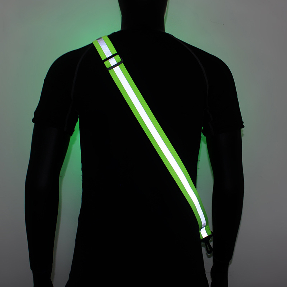 Running Visibility Gear - USB-Aufladbarer Reflektierender Laufgürtel für Radfahrer mit