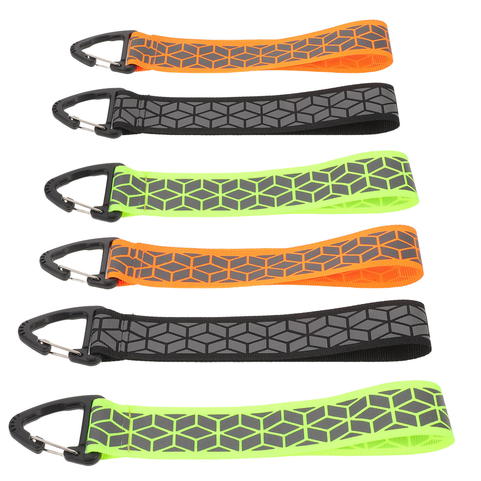 Running Visibility Gear - 6 Stück reflektierende Streifen, Sicherheits-Schlüsselanhänger, gut