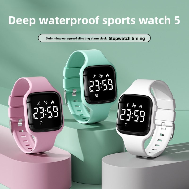 Running Watch - 2026 Neue Damen-Nachtlauf-Fitnessuhr mit Schrittzähler, 30M