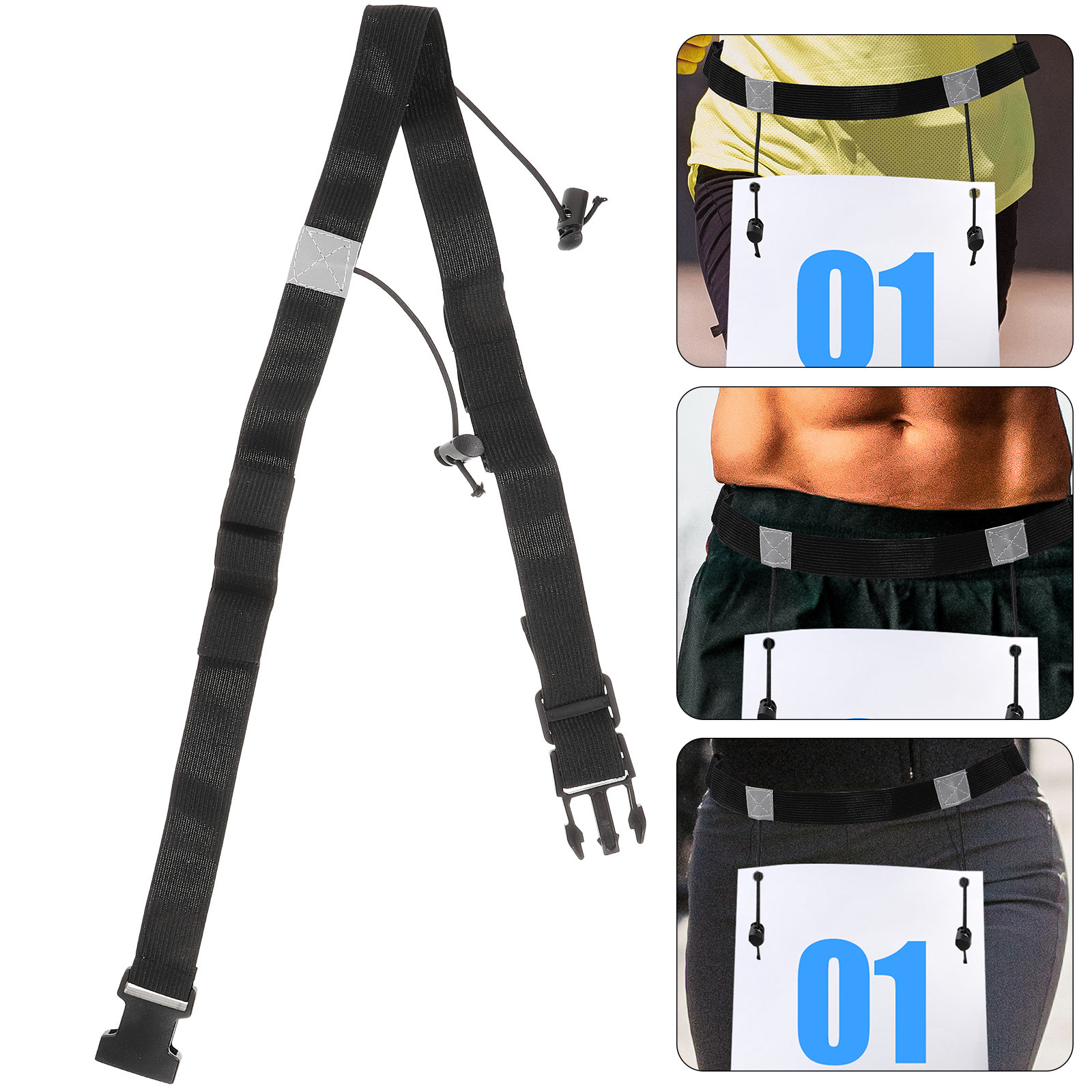 2 Stück, reflektierender, vers – Race Bib Bewertung und Preis